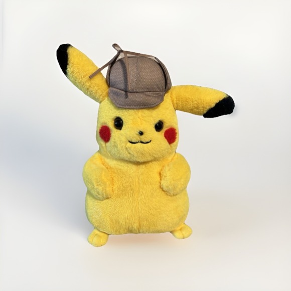 Pokemon Detective Pikachu 9" Plush Wicked Cool Toys WCT Excellent Anime - Picture 1 of 2
